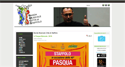 Desktop Screenshot of bandamusicalestaffolo.info