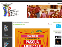 Tablet Screenshot of bandamusicalestaffolo.info
